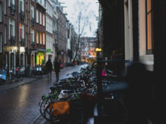 some evening in March at the coffee shop