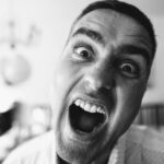 CHRISTMAS AT THE MENTAL HOSPITAL men's white top